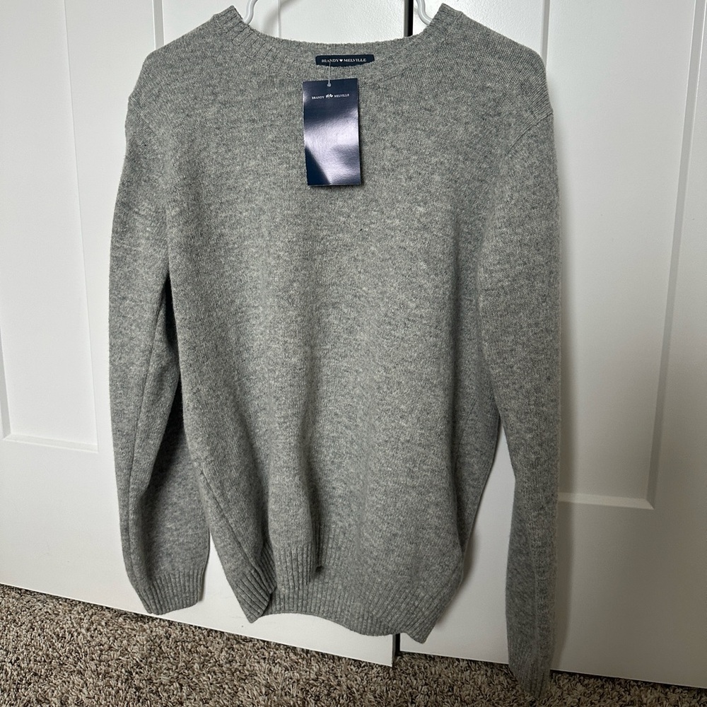 Brandy Melville gray sweater, brand new